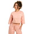 Dámske tričko Cropped Serenity Pink - BeastPink, veľkosť L, veľkosť oblečenia L
