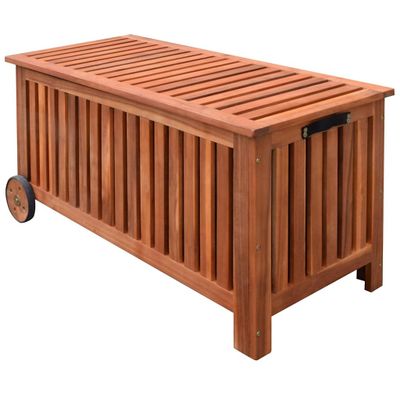 vidaXL Záhradný úložný box 118x52x58 cm, drevo