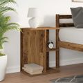 vidaXL Nočný stolík staré drevo 46,5x29x61 cm spracované drevo