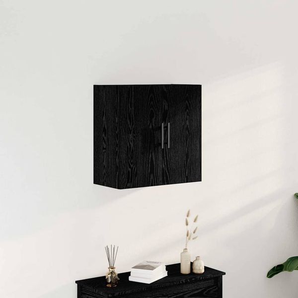 vidaXL Nástenná skrinka Čierny dub 60 x 31,5 x 60 cm Kompozitné drevo