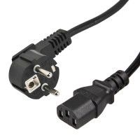 Kábel sieťový PC k AC adaptéru 3 žilový 230V - 1m