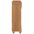 vidaXL Skrinka na víno ASKIM Medový vosk 57 x 37 x 114 cm