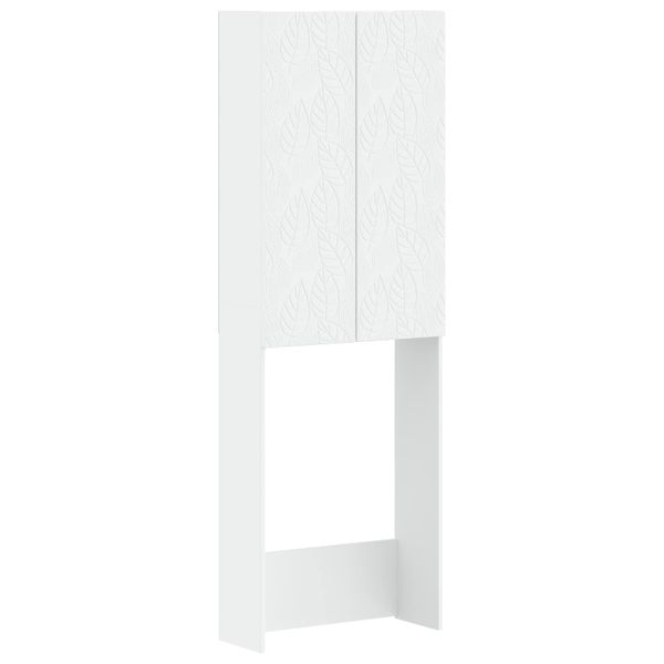 vidaXL Toaletná skriňa DELFT Biela 66 x 25,5 x 190 cm Kompozitné drevo