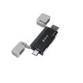 Devia card reader 2in1 EL240 USB/USB-C 3.0 black
