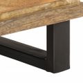 vidaXL Nočný stolík 40x34x46 cm surové masívne mango