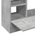 vidaXL Nástenný stolík betónovosivý 105x48x75 cm kompozitné drevo