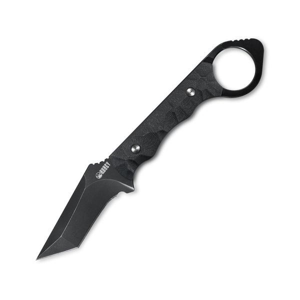 Kubey KU320B WOLF E-CQC všestranný nôž 7 cm, Dark Stonewash, čierna, G10, puzdro Kydex