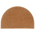 vidaXL Rohožka prírodná polkruh 60x90 cm všívané kokosové vlákno