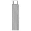vidaXL Botník Sivý dub sonoma 63x24x104 cm spracované drevo