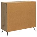 vidaXL Servírovacia skriňa Dub artisan 89 x 34,5 x 80 cm