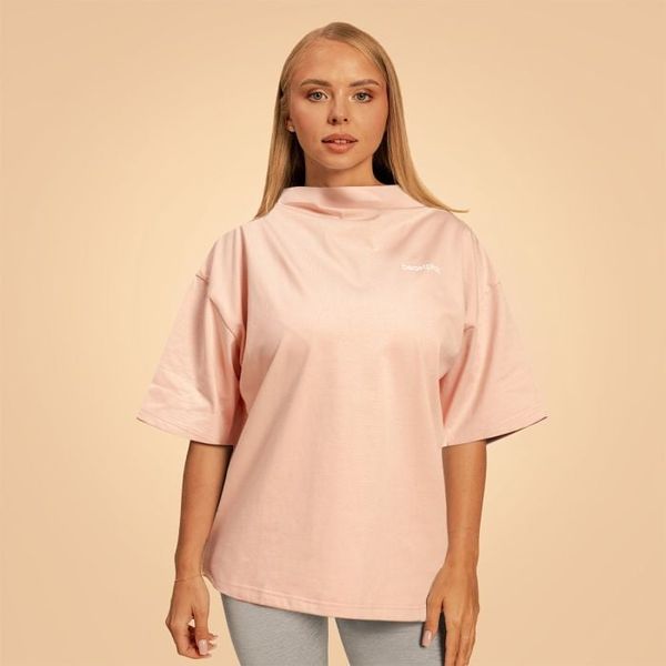 Dámske tričko Oversized Bliss Pink - BeastPink, veľkosť M, veľkosť oblečenia M