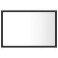 vidaXL LED kúpeľňové zrkadlo sivé 60x8,5x37 cm, akryl