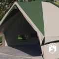 vidaXL Teepee stan pre 4 osoby 4 osoba Zelená a šedá