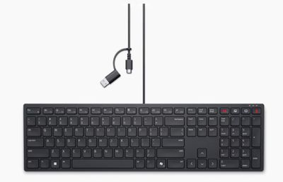 Dell drôtová klávesnica KB525C GER USB/USB-C