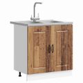vidaXL Kuchynská skriňa Kalmar Staré drevo 80 x 46 x 81,5 cm