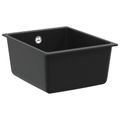 vidaXL Drez 80% Kvárc a 20% Živica 370 x 460 mm Čierna