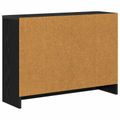 vidaXL Servírovacia skriňa Čierny dub 73,5 x 22,5 x 53,5 cm