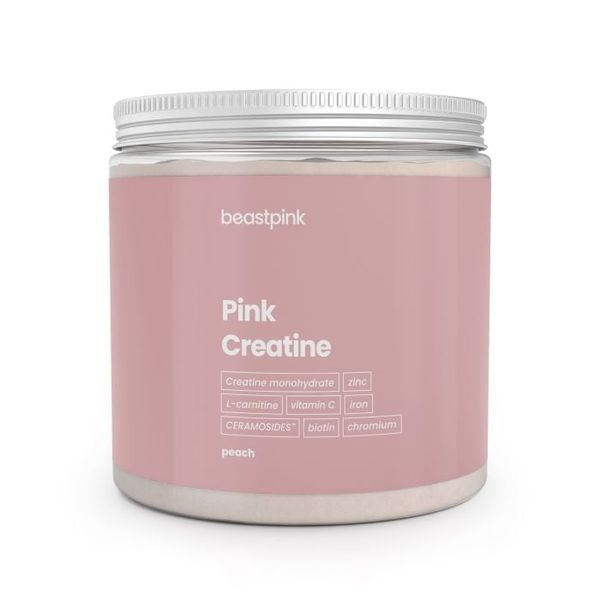 Pink Creatine - GymBeam, broskyňa