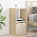 vidaXL Nočný stolík Sonoma dub 35 x 32 x 68,5 cm Kompozitné drevo