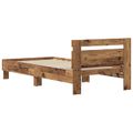 vidaXL Rám postele Staré drevo 75 x 190 cm Kompozitné drevo