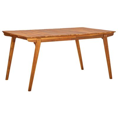 vidaXL Záhradný stôl 150x90x75 cm akáciový masív