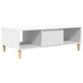 vidaXL Konferenčný stolík Biela 102 x 55 x 35 cm Kompozitné drevo