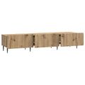 vidaXL TV skrinka 147 x 34,5 x 32 cm Dub artisan Kompozitné drevo