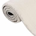 vidaXL Chlpatý koberec krémovo biely 240x340 cm polyester