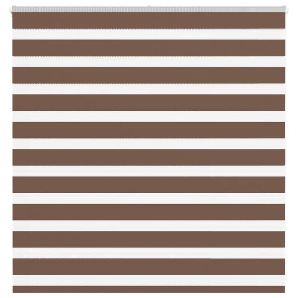 vidaXL Zebra roleta hnedá 150x100 cm šírka látky 145,9 cm polyester