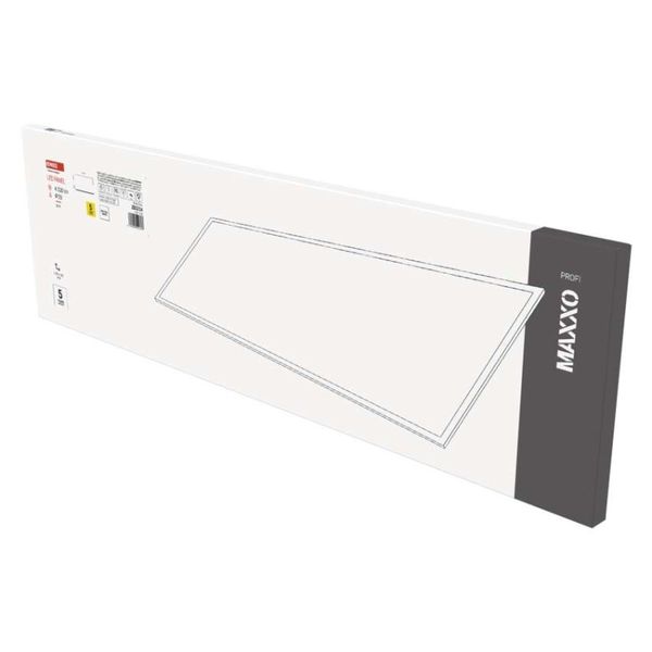 LED panel MAXXO 30 x 120 cm / 10 mm, 36 W, 4 320 lm, vstavaný, neutrálna biela, IP20