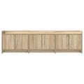 vidaXL TV skrinka 168 x 33 x 47 cm Dub sonoma Kompozitné drevo