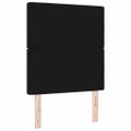 vidaXL Zadné čelo Čierny 80 cm Zamat