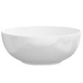 vidaXL Umývadlo biele 44x17 cm keramické okrúhle