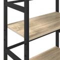 vidaXL Regál na knihy 4 úrovní 60 x 29,5 x 149 cm Kompozitné drevo