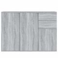 vidaXL Komoda sivá sonoma 105x30x75 cm spracované drevo