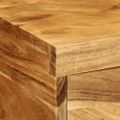 vidaXL Nástenná TV skrinka 80x30x19 cm masívna akácia