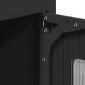 vidaXL Highboard Black 68x39x123 cm Oceľ