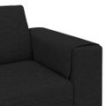 vidaXL Pohovka do obývačky Čierna 250 x 77 x 76 cm Polyester