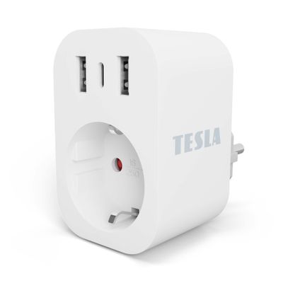 TESLA Smart Plug SP300 3 USB - inteligentná zásuvka s USB portami