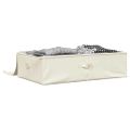 vidaXL Úložné boxy 2 ks látkové 70x40x18 cm krémové