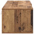 vidaXL Drevená skrinka 100,5 x 39 x 30 cm Staré drevo Kompozitné drevo