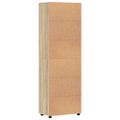 vidaXL Highboard FLORIN 60 x 35 x 182 cm Sonoma dub Kompozitné drevo