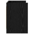 vidaXL TV skrinka 100 x 33 x 47 cm Čierny dub Kompozitné drevo
