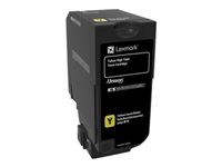 Vysoká výtěžnost - žlutá - originální - kazeta s barvivem LCCP - pro Lexmark CS725de, CS725dte