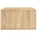 vidaXL Nástenný nočný stolík dub sonoma 35x35x20 cm