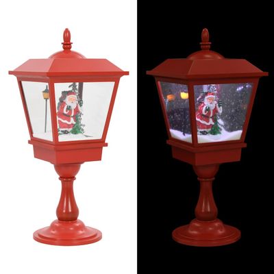 vidaXL Vianočná stojanová lampa so Santom 64 cm LED