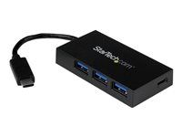 Powered USB 3.1 Gen 1 Hub - USB-C to 1x USB-C and 3x USB-A Adapter - USB-C Port Expander (HB30C3A1CFB) - Rozbočovač - 4 x SuperSpeed USB 3.0 - desktop - pre P/N: CFASTRWU3C, SDMSDRWU3AC, TB3DK2DPPD, TB3DK2DPPDUE, TB3DKDPMAW, TB3DKDPMAWUE