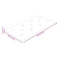vidaXL Nástenné panely 12 ks sivé 60x30 cm umelá koža 2,16 m²
