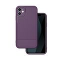 Jednoduché carbonové puzdro pre iPhone 11 fialová