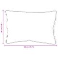 vidaXL Vankúš 2 ks 62 x 31 x 0 cm Polyester Biela